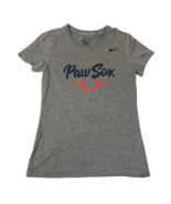 Nike Paw Sox Pawtucket Baseball Legend Dry T-Shirt Grey Womens Small 453181 - $40.73 CAD