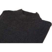 Mock Neck Merinos Wool Sweater PRINCELY From Turkey Soft Knits 1011-00 Charcoal image 3