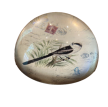 Barreveld International Art Glass Paperweight with Bird - £9.86 GBP