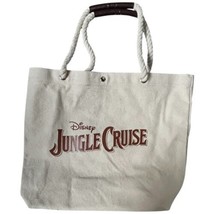 Disney Jungle Cruise Canvas Tote Bag Crew Promo Item Dwayne Johnson The Rock - $23.17