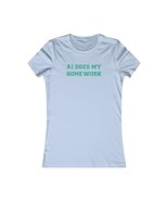 AI Does My Homework Funny Chat GPT T-Shirt- Women&#39;s - $559.57 MXN
