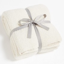 Cymula Knit Throw Blanket For Couch Cream White - Super Soft, 50 X 60 Inches - $37.99