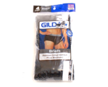 Gildan Black Premium Cotton Briefs Underwear 4 in Package New Package Me... - $21.77