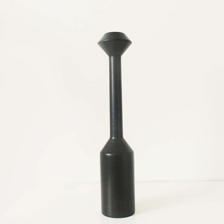 Modern simple black wooden candle holder Item image 8
