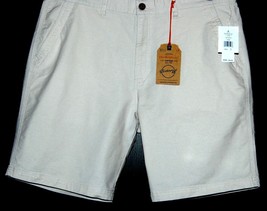 Weathrproof Vintage Legth Beige Striped Cotton Shorts Size US 38 - $25.49