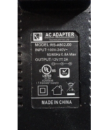 AC ADAPTER MODEL RS-AB02J00 INPUT 100V-240V 50/60Hz 0.8A MAX OUTPUT 12V 2A - €11,77 EUR
