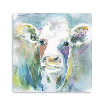 Watercolor Cow Unframed Print Wall Art - $2,686.35 MXN