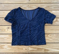 Lululemon Women’s V Neck Align Short Sleeve Athletic top Size S Black BE - $24.65
