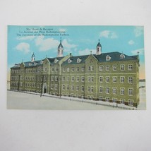 Postcard Quebec Canada Sainte Ste. Anne De Beaupre Juvenate Redemptorist Fathers - £7.84 GBP