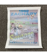 Zachary Louisiana Sausage Festival Poster 1992 Numbered Signed Cajun How... - $41.58