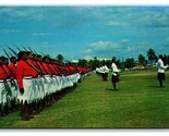 Cerimoniale Militare Giubbe Rosse Fiji South Pacific Unp Cromo Cartolina... - $5.08