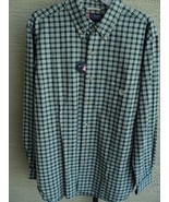 New .MENS CHAPS  COTTON HUNTER GREEN PLAID  L/S CASUAL SHIRT S Msrp $49. - £13.44 GBP