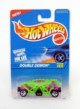 Hot Wheels Double Demon #477 Green Die-Cast Car 1996 - £3.09 GBP