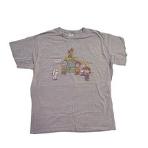 Port &amp; Company Charlie Brown Peanuts Gang Mens Gray T-shirt Size Large - $12.52
