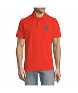 U.S. POLO ASSN. Men&#39;s Big Pony Short Sleeve Pique Polo Shirt SMALL Orang... - $49.05 CAD