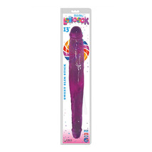 Curve Toys Lollicock Sweet Slim Stick 13 in. Dual Ended Dildo Grape - £41.77 GBP