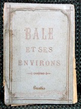 1890 Antique Bale Environs Guide Travel Book w/MAPS - £19.51 GBP