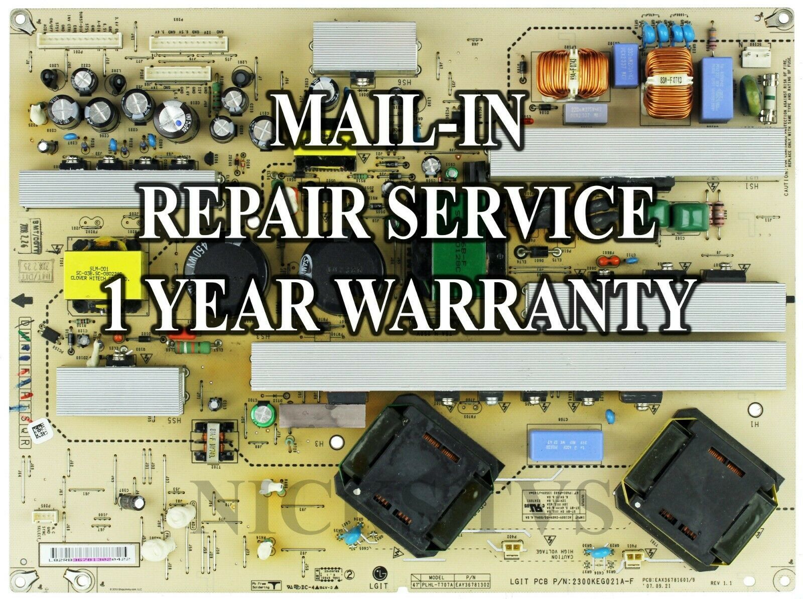 Repair Service LG Power Supply EAY36781302 47LB5DF 47LC7DF 47LF66 - $74.34