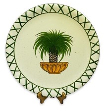 Style Eyes Baum Bros Tropical Palm Tree Serving Plate Platter Dish 14” - £12.77 GBP