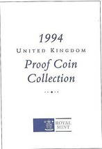 1994 Great Britain 8 Coin 2 Page C.O.A. Document Set - £2.61 GBP