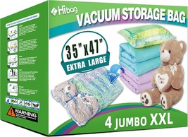 XXL Jumbo Size 47&#39;&#39;X35&#39;&#39; Vacuum Storage Space Saver Bags for - £32.17 GBP