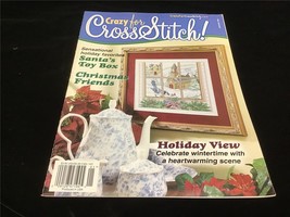 Crazy For Cross Stitch! Magazine January 2001 Holiday View, Santa&#39;s Toy Box - $12.00