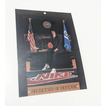 1983-1985 Nike Poster Card 5X7 Secretary Of Defense Bobby Jones NBA Bask... - $24.75