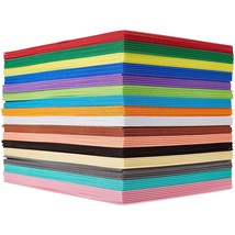 80 Pack Eva Foam Handicraft Sheets (6 X 9 Inches) Colorful Crafting Sponge Paper - £26.63 GBP
