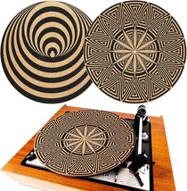 2 Pcs Cork Turntable Mat/3Mm Thick For Better Sound Support On 11.8, Mix... - $33.92