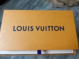 Louis Vuitton Orange Box 11.75&quot;x6.5&quot;x1.75&quot; Empty Box - $663.22 MXN