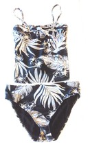 Sunsets Lahaina Black Bandeaukini Bikini Swimsuit Sz S Top, M Bottoms NWT $118 - £53.49 GBP