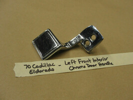 OEM 1970 Cadillac Eldorado LEFT DRIVER SIDE INTERIOR CHROME DOOR HANDLE ... - $29.69