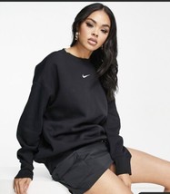 Large Nike Sportswear Phoenix Fleece Women&#39;s Over-Oversized Crewneck Sweatshirt - £47.04 GBP