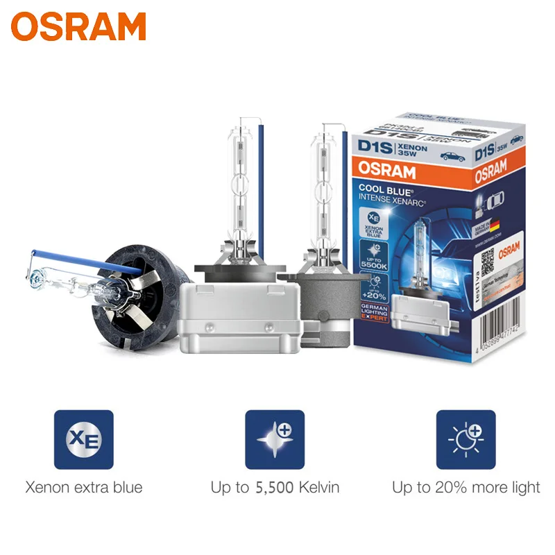 Osram D1S D2S D3S D4S Cbi Xenon Hid Cool Blue Intense 12V 35W Car Xenon - £86.88 GBP+