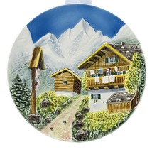 Western Germany Wall Plate Hanging Home Decor Hand Painted Numbered Vintage - £15.97 GBP