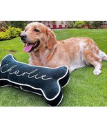 Personalized Dog Bone Large Shaped- Custom Name Dog Pillow Bone, Customize Gifts - $55.00