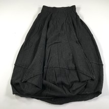 Vintage Rundholz Skirt Size Small Brown Virgin Wool Irregular Boho Asymm... - $186.64