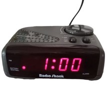 Vtg Radio Shack Alarm Clock 63-771 Corded Battery Backup 1995 Tested Works - £25.97 GBP