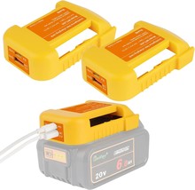 Dewalt 20V Battery 2 Usb Holder With Type-C Fast Charging Compatible Zlw... - £26.55 GBP