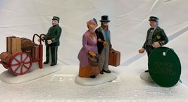 Department 56 Accessory HOLIDAY TRAVELERS Porcelain Dickens Village St/3... - $38.39