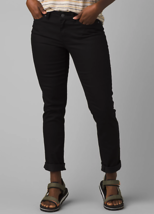 New NWT Womens 8 Short Prana Kayla Jeans Denim Black Out Stretch 29 X 30 Dark - £84.50 GBP