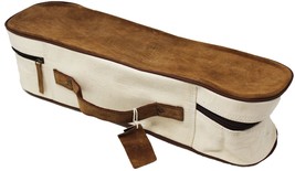 Horse Canvas Leather Saddle Cantle Bag Trail Riding Water Resistant 102AA01 - $74.99+