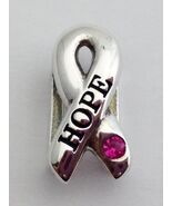 Lori Bonn Bons &quot;Be Cause We Need a Cure&quot; Slide Charm 210105, New - €24,44 EUR