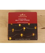 Hallmark Keepsake Miniature Bell Light String 9.8 Ft Long 30 LED Battery... - £10.22 GBP