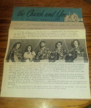 The Church and You Presbyterian Newsletter 1974 New Hermeneutics Oklahom... - £11.76 GBP