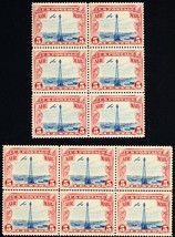 C11, Mint VF NH 5¢ Two Blocks of 6 Stamps Cat $120. * Stuart Katz - £59.43 GBP
