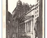 Stock Exchange Building New York City NY NYC WB Postcard M19 - $2.92