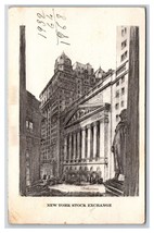 Stock Exchange Building New York City NY NYC WB Postcard M19 - £2.29 GBP