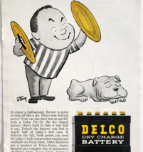 1960 Delco Dry Charge Battery Advertisement GM Automobilia Vintage DWF25 - $372.61 MXN