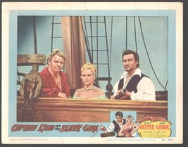 Captain Kidd And The Slave Girl 11&quot;x14&quot; Lobby Card Alan Hale, Jr. Anthony Dexter - £30.35 GBP